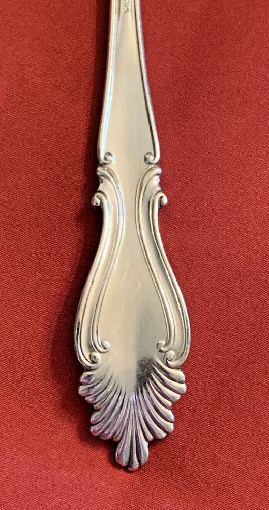 1896 Silverplate Hamilton RAPHAEL Rococo Meat Serving Fork