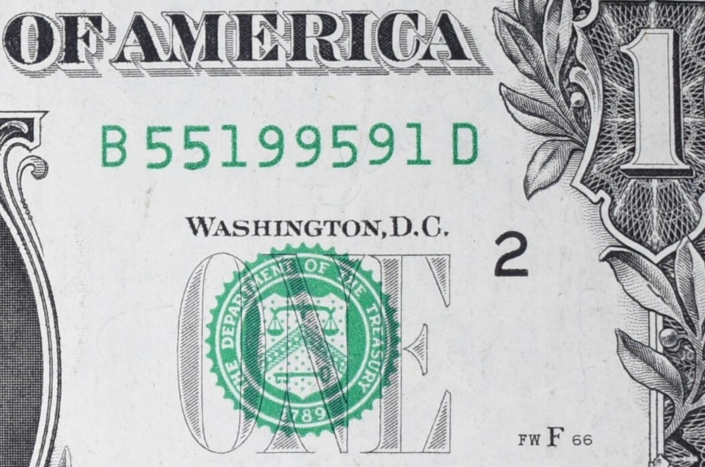 Fancy Serial Number TRINARY 5-1-9 Series 2017A 55199591