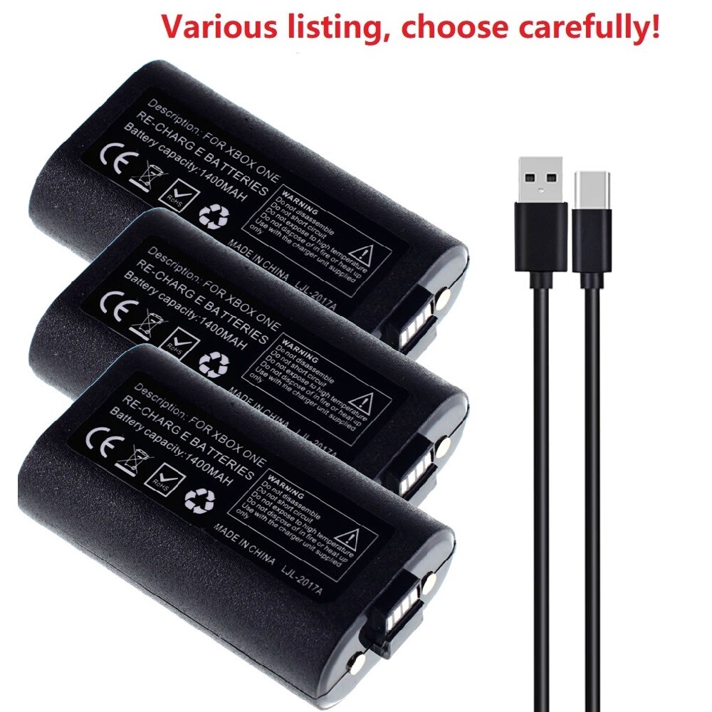 Rechargeable Battery & USB-C Cable For Xbox Series X/S Wireless Controller new