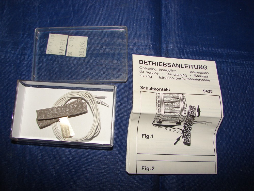 FLEISCHMANN N 2 CONTROL CONTACTS 9425 ELECTRIC TRAIN NEW BOX