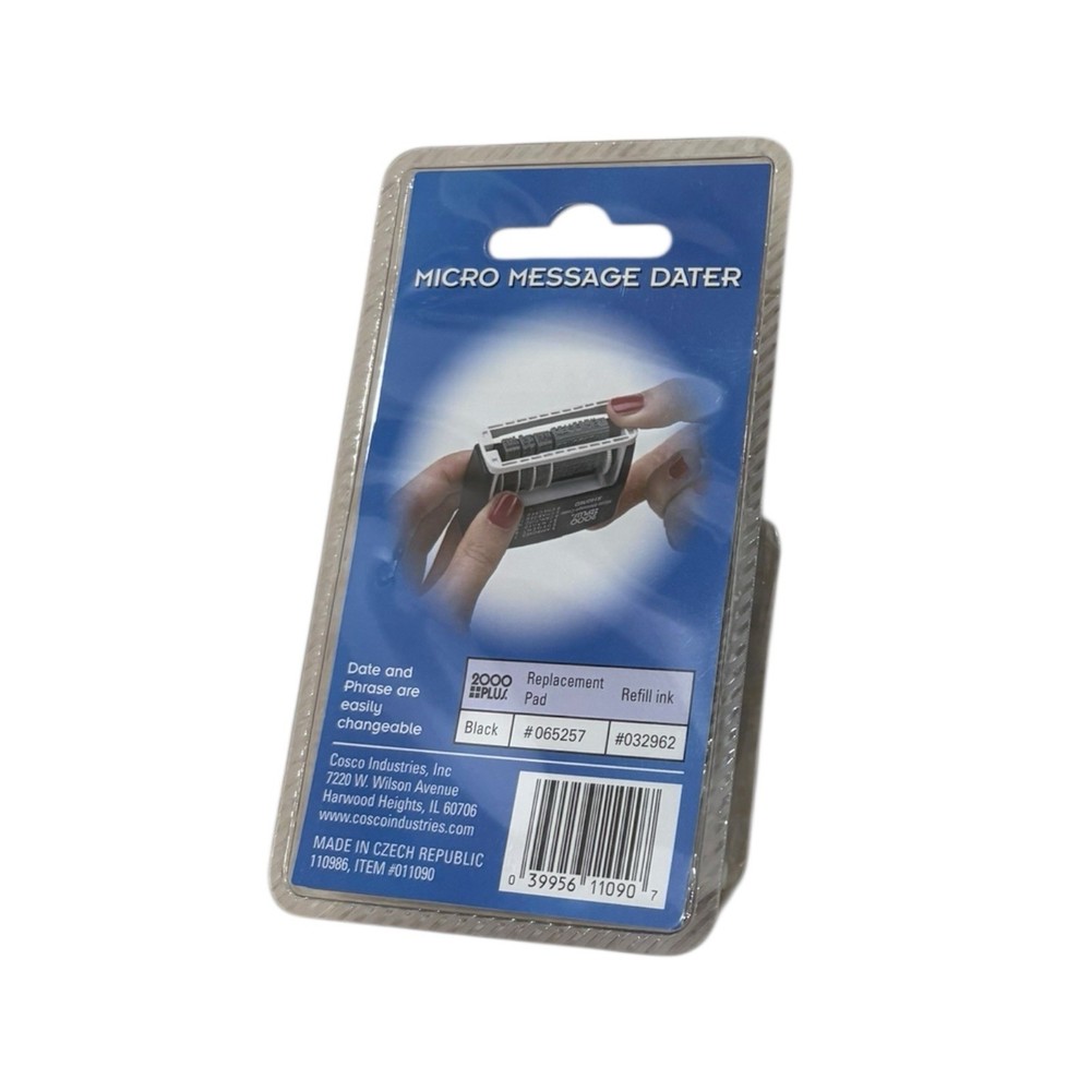New Micro Message Dater with 12 Changeable Messages Cosco 2000 Plus