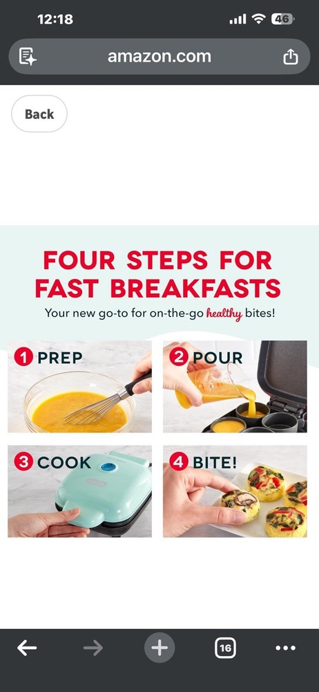 DASH Egg Bite Maker