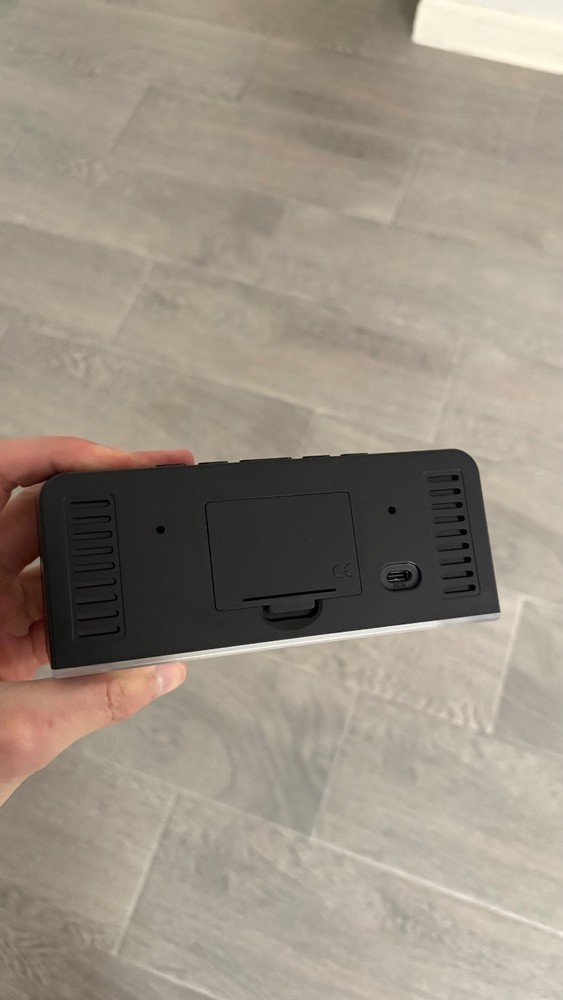 Digital Black Alarm Clock