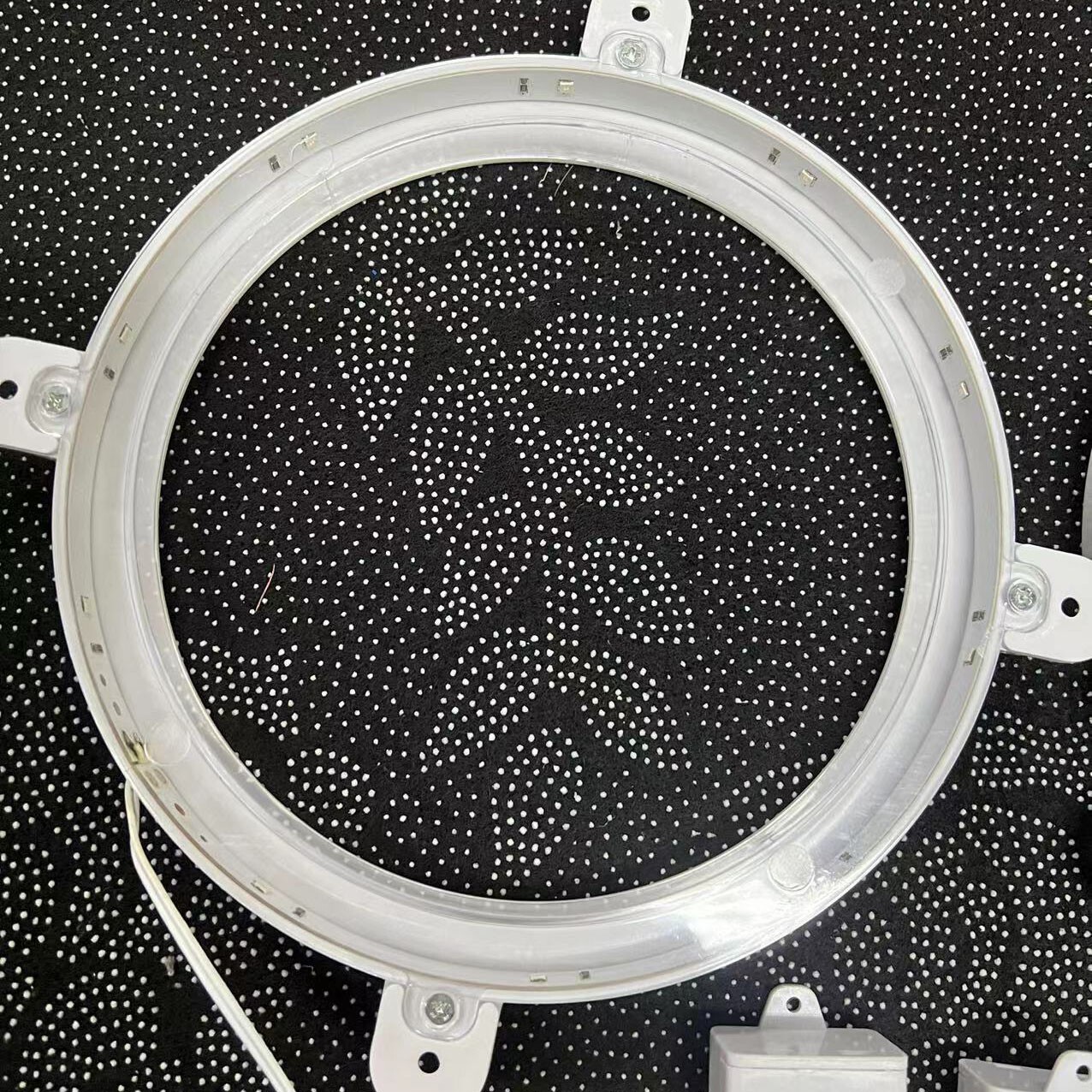 2pcs Cornhole LED Night Lights 6" Cool White Corn Hole Bean Bag Toss Board Lamp