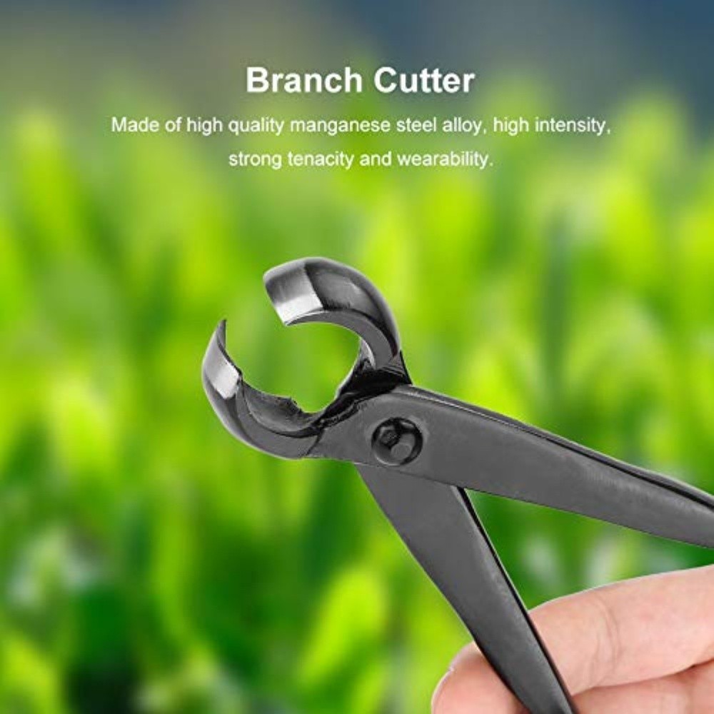 Ergonomic Bonsai Pruning Shears with Round Concave Blade for Precision