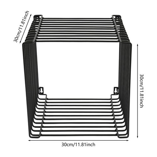 Square Geometry Side Table Linear Metal End Table Vintage sofa coffee table Iron