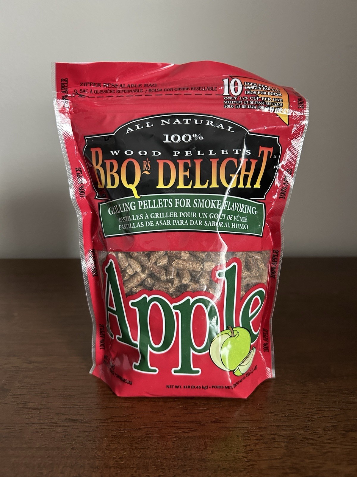 BBQr's Delight Apple 100% Wood Grilling Smoking Pellets (5ea - 1 lb Bags)
