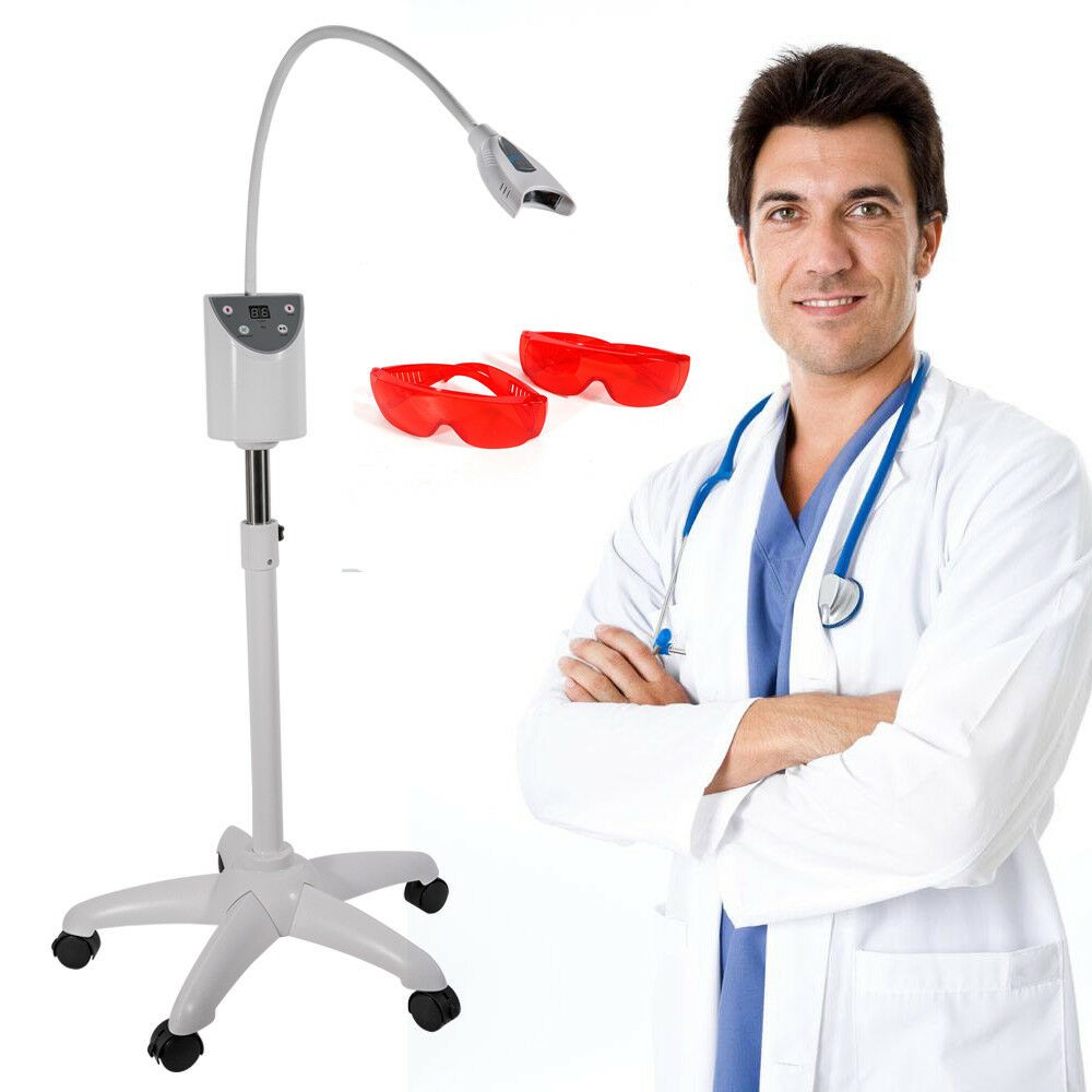 MD666 Mobile Dental Teeth Whitening Machine Cold Light Bleaching LED Accelerator