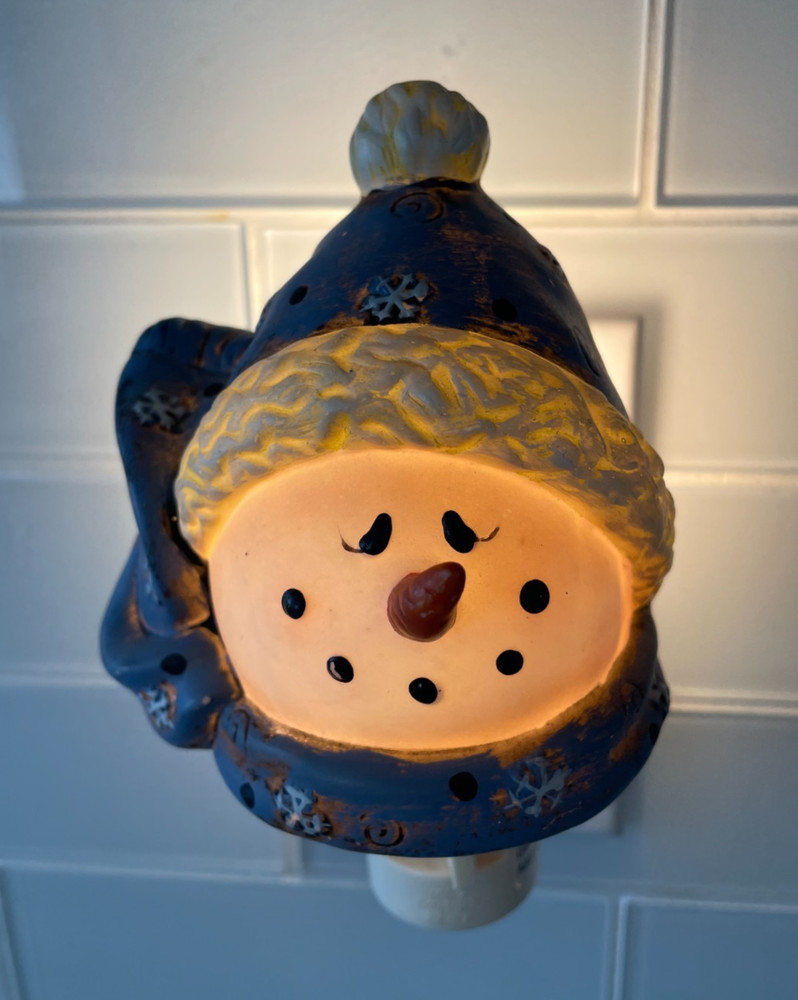 Holiday Snowman Christmas Night Light