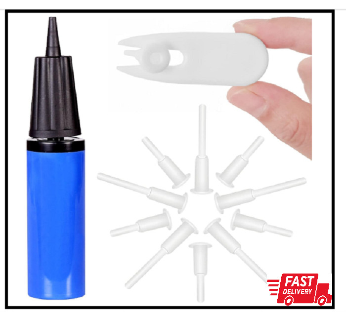 Exercise Ball Pump, Air Pump for Yoga Ball, w/Plug Replacement Kit