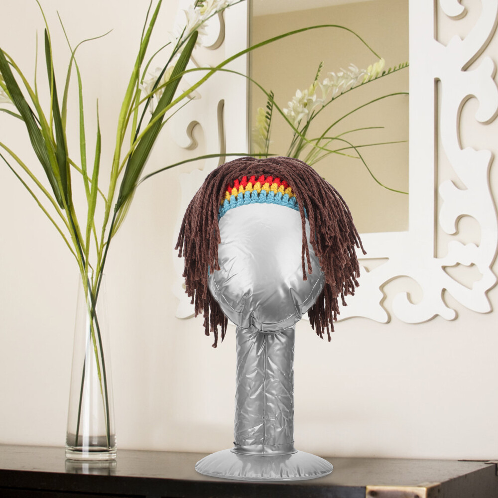 Wig Display Holder Scratch-resistant Support Inflatable Cap Stand
