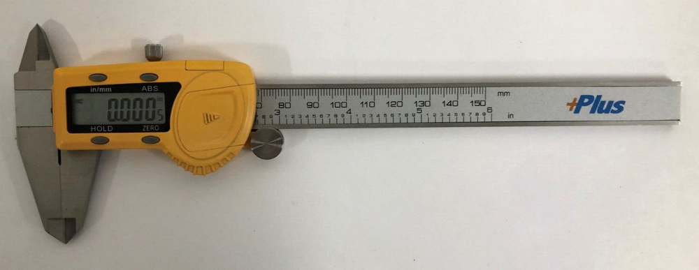 AGP616 +Plus Electronic Caliper 0-6"/0-150mm Range .00005"/.01mm Resolution