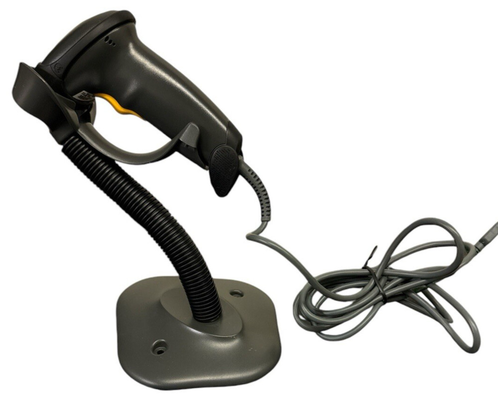 Symbol LS2208-SR20007R General Purpose Barcode Scanner Kit with Stand - Gray