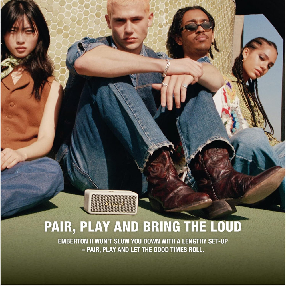 Emberton II Portable Bluetooth Speaker, Cream