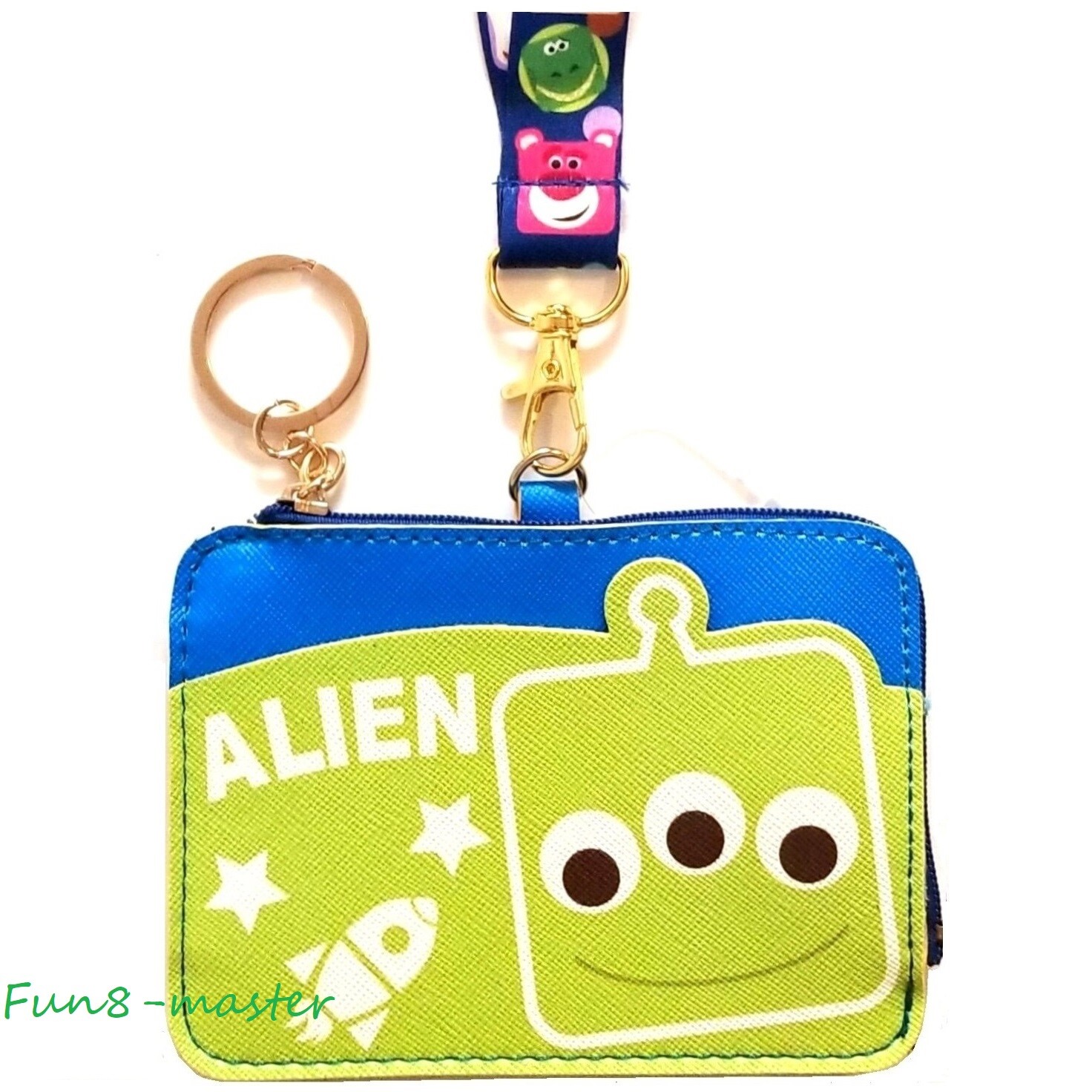 Toy Story Alien Change Coin Purse Card Holder Case Wallet Pouch Bag Lanyard