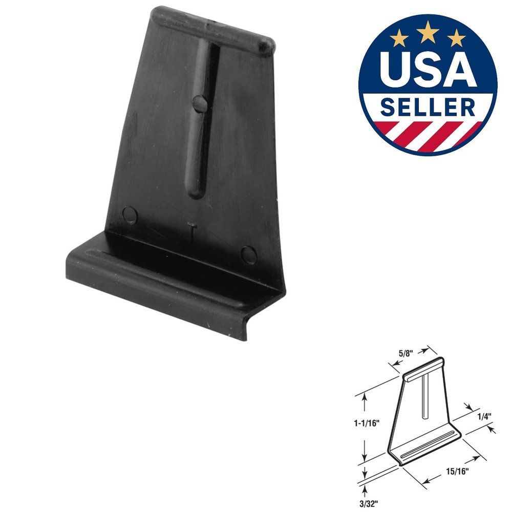 100-Pack Black Vinyl Spline Channel Pull Tabs for Effortless Screen Removal