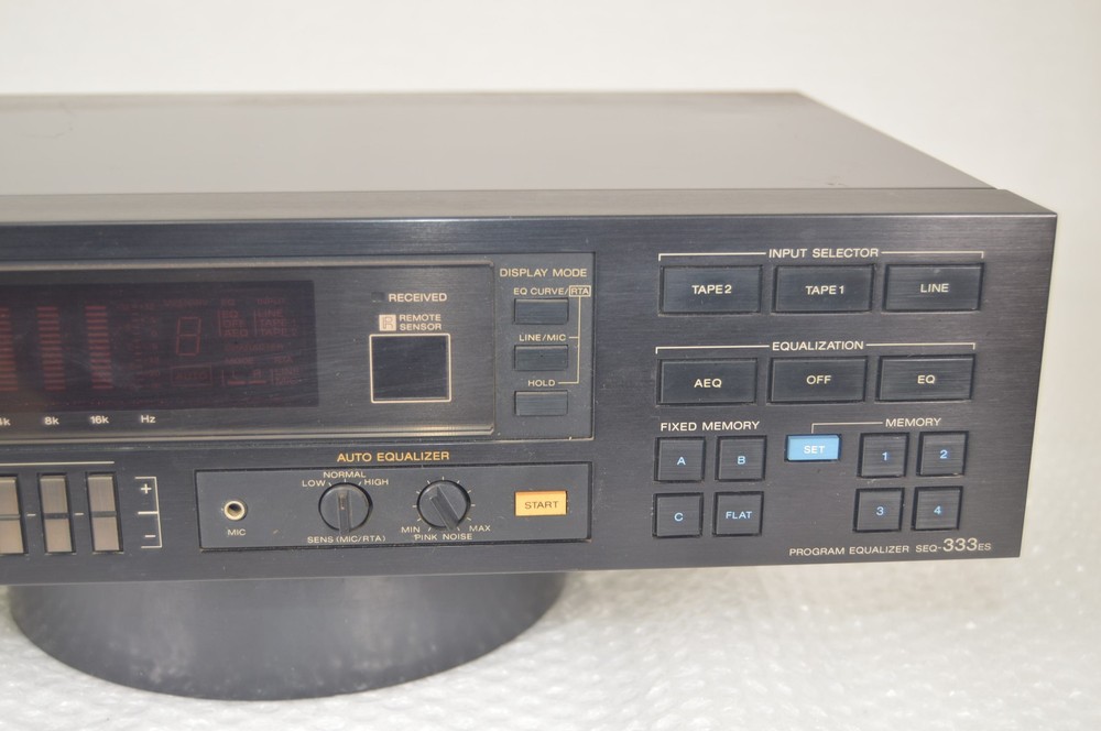 Sony SEQ-333ES Program Equalizer 10-Band Stereo Graphic Equalizer Working