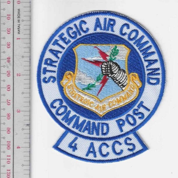 US Air Force USAF Strategic Air Command Post 4 ACCS NO TARIFF