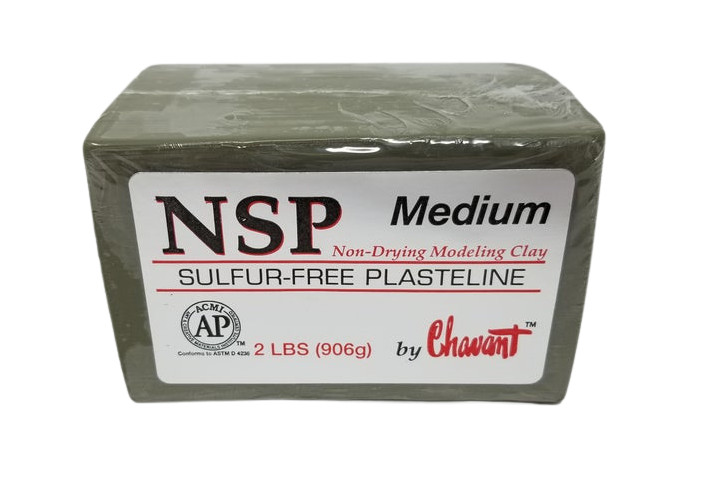 Chavant NSP Medium (Green) - 1/2 Case (10 Bricks)