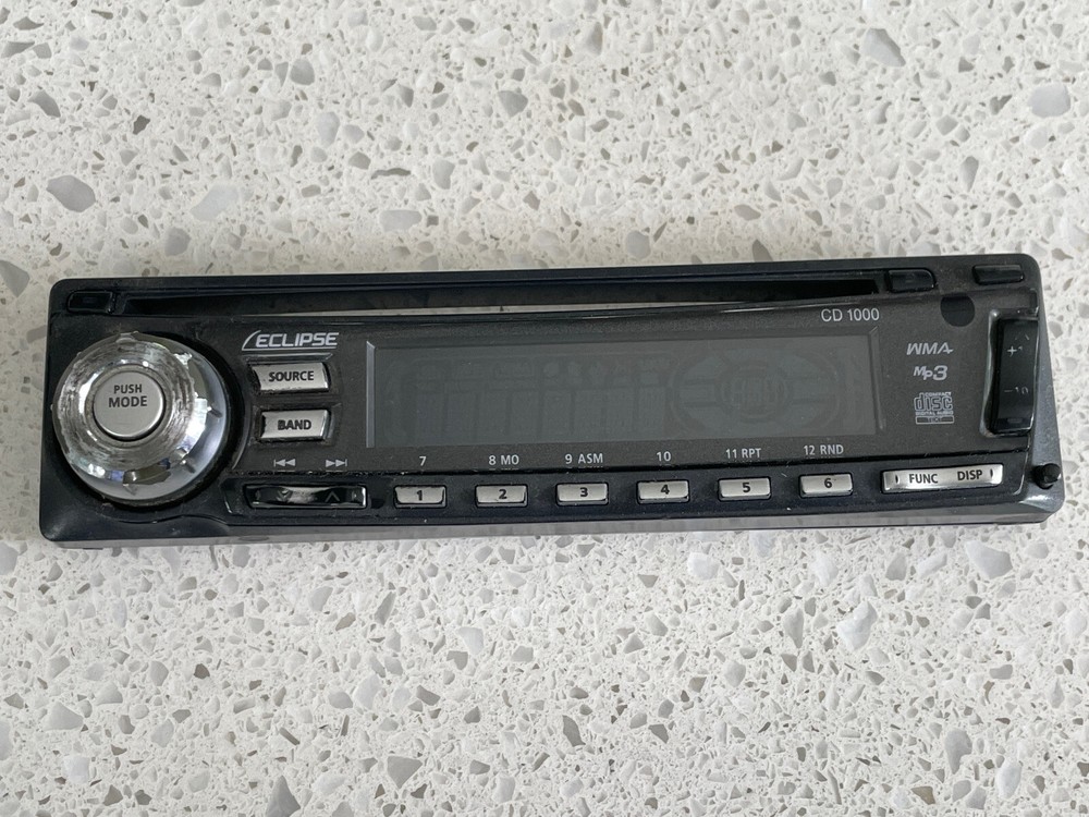 ECLIPSE CD1000 CAR STEREO FACEPLATE ONLY ECLIPSE CD1000 FACEPLATE OEM🟠