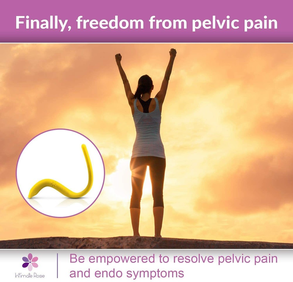Pelvic Trigger Point Wand with Warming/Cooling Temperature Therapy Intimate Rose