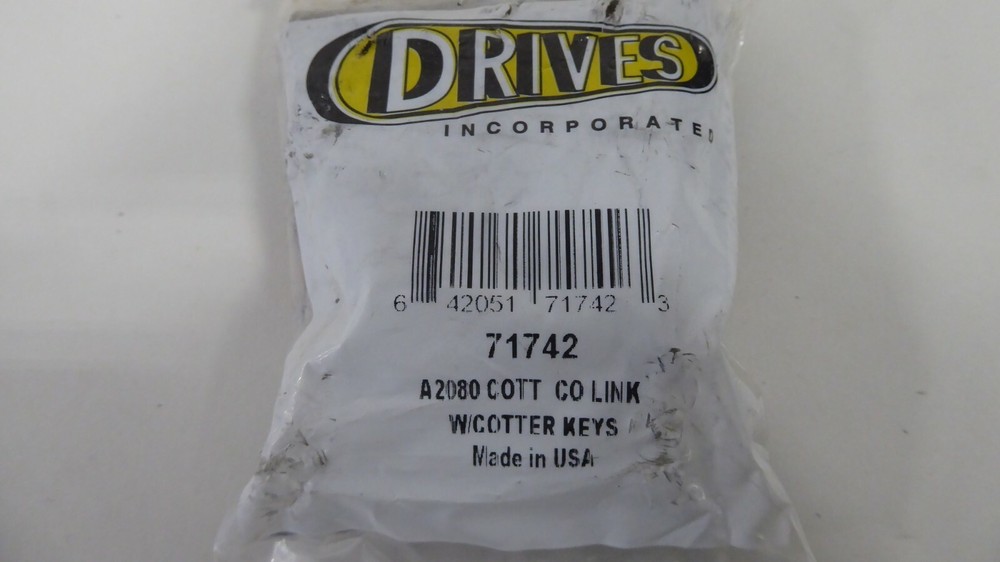 Drives 71742 Connecting Link Bracket A2080 Cott Co Link With Cotter Keys