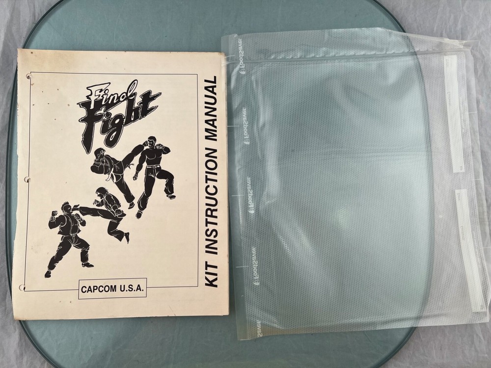 Final Fight Arcade Instruction Manual - Complete