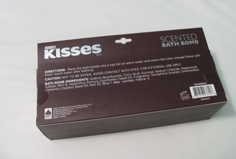NEW HERSHEY'S KISSES SCENTED BATH BOMBS SET