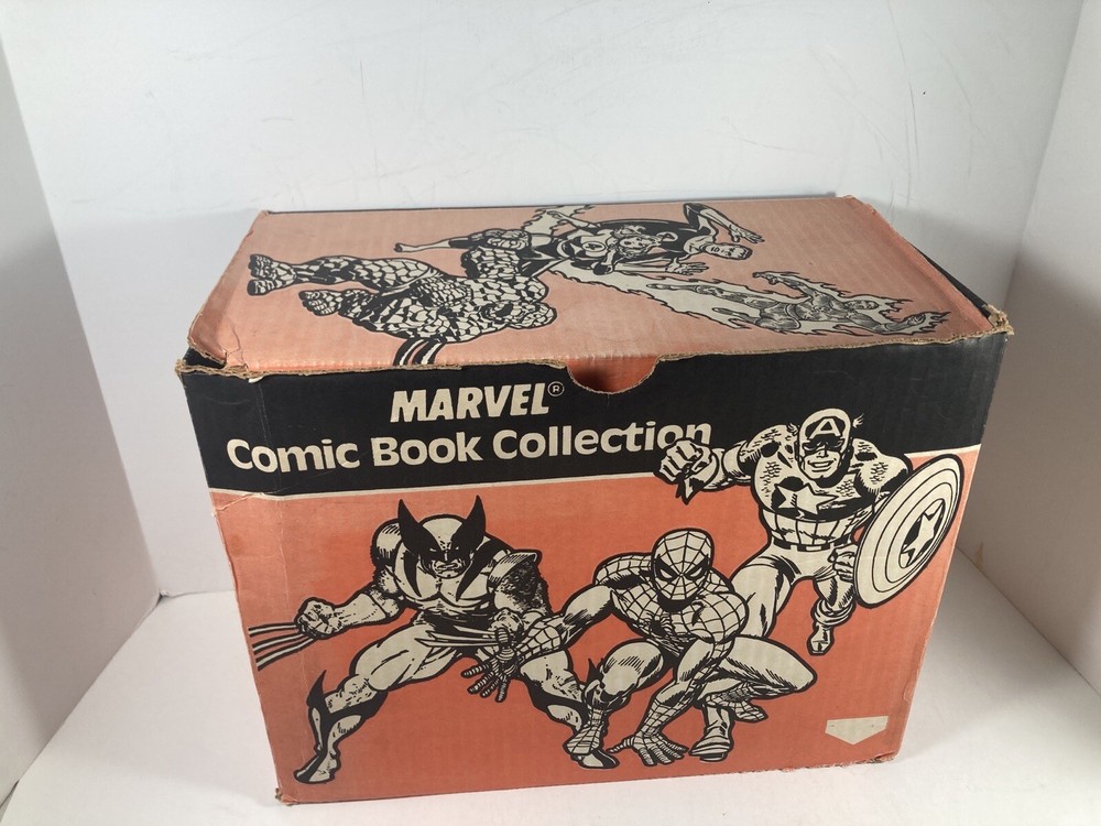 MARVEL STUDIOS COMICS VINTAGE 1989 COMIC BOOK COLLECTION COLLECTORS BOX