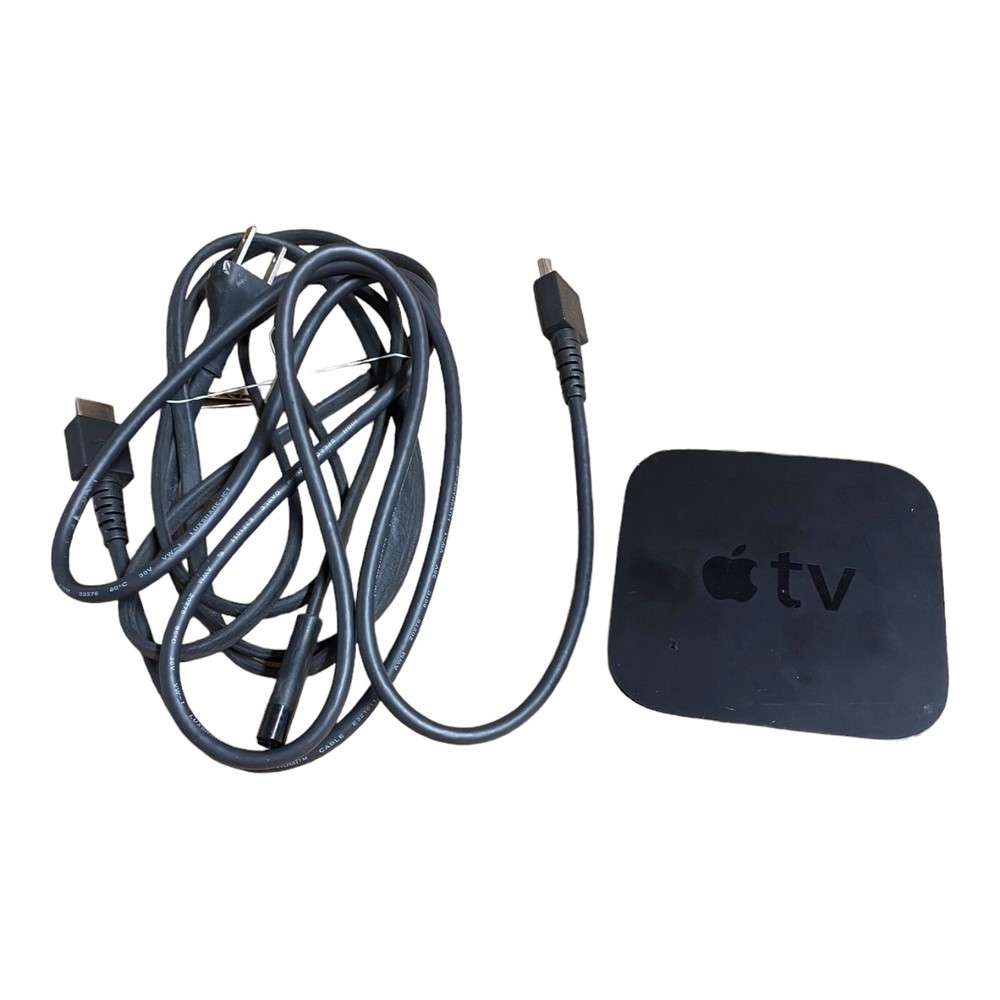 Apple TV Model: A1378 (2nd Generation) Media Streamer Black  NO REMOTE
