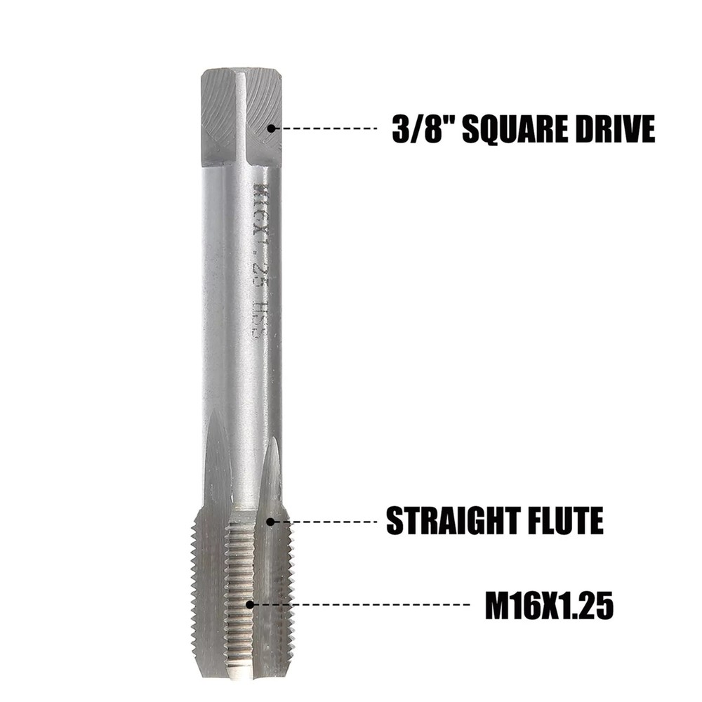 11PCS Universal Durable Spark Plug Thread Repair Tools Kit with M14x1.25 Inserts