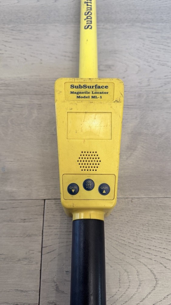 SubSurface Instruments ML-1 Magnetic Locator Ferrous Iron Finder Soft Case Teste