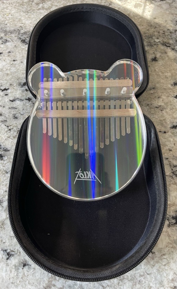 Kalimba 17 Key Transparent for Beginners w/case