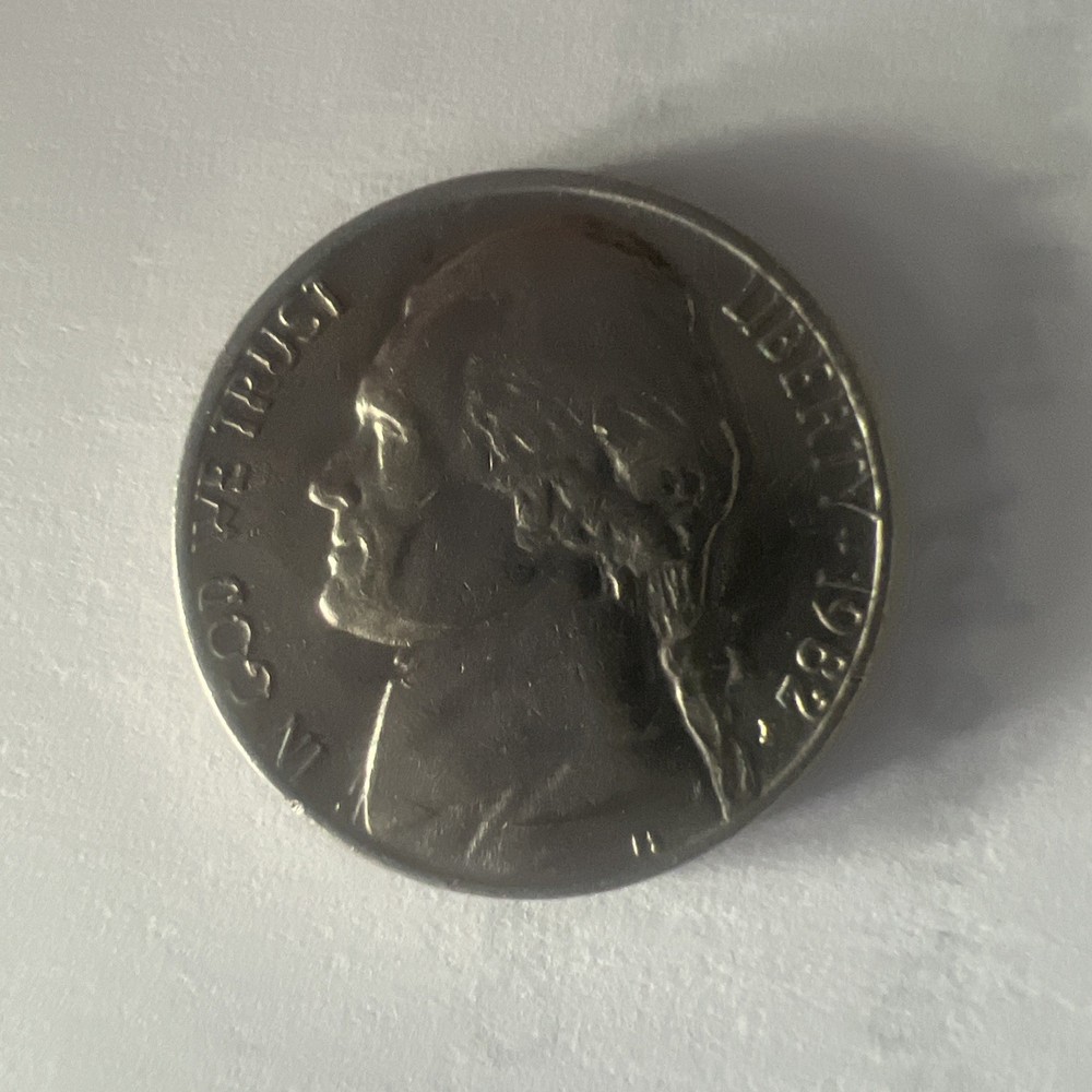 2 Sided Double Headed Nickel Front &Back both Heads 2 Different Years 2000/1982