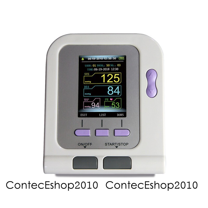 CONTEC08A Digital Blood Pressure Monitor NIBP SPO2 Adult Electronic BP Machine