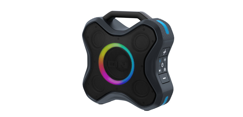 ION Audio AQUABOOM-X Floating Pool Speaker - Bluetooth Speaker With Lights