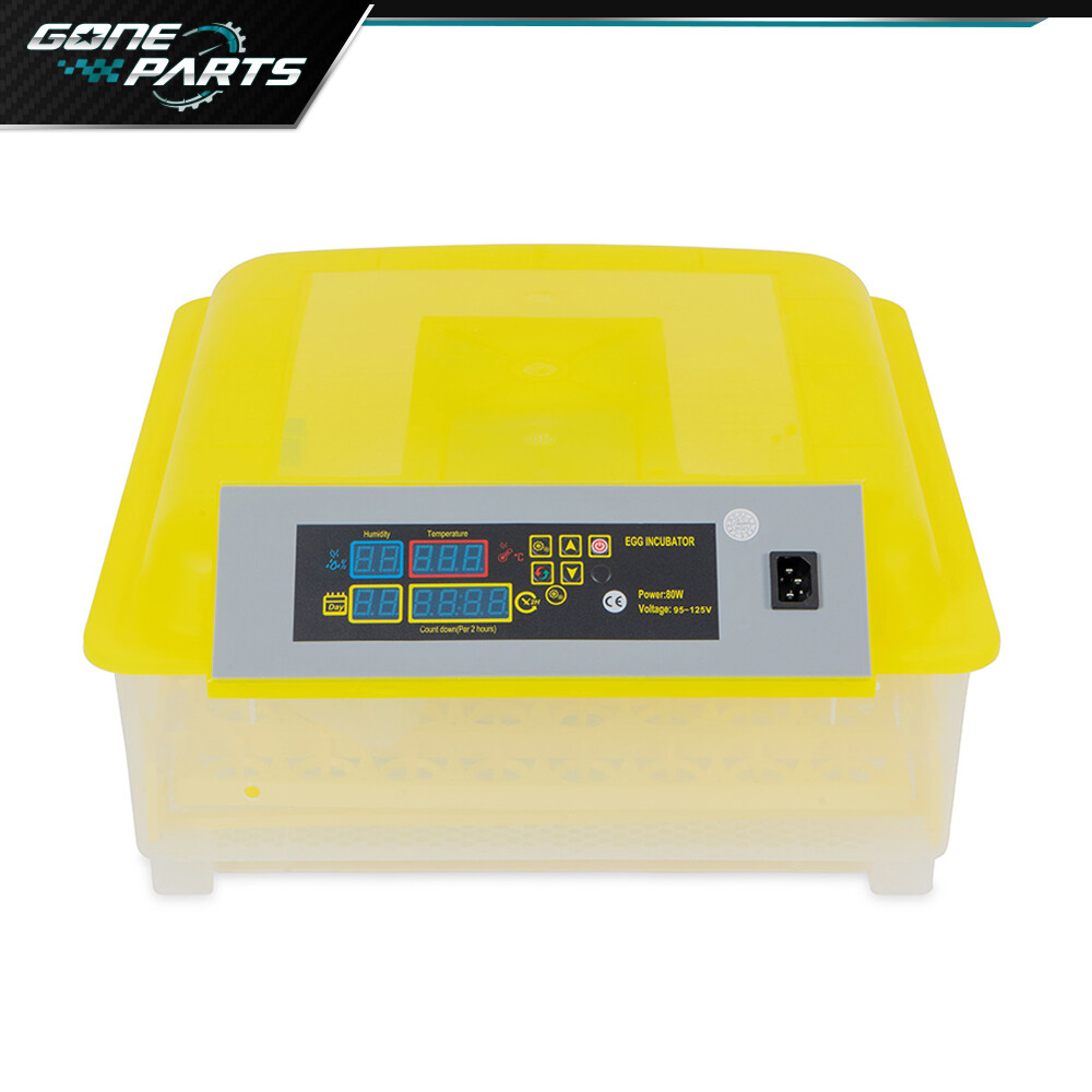 For 48 Digital Egg Incubator Hatcher Automatic Egg Turning Temperature Control