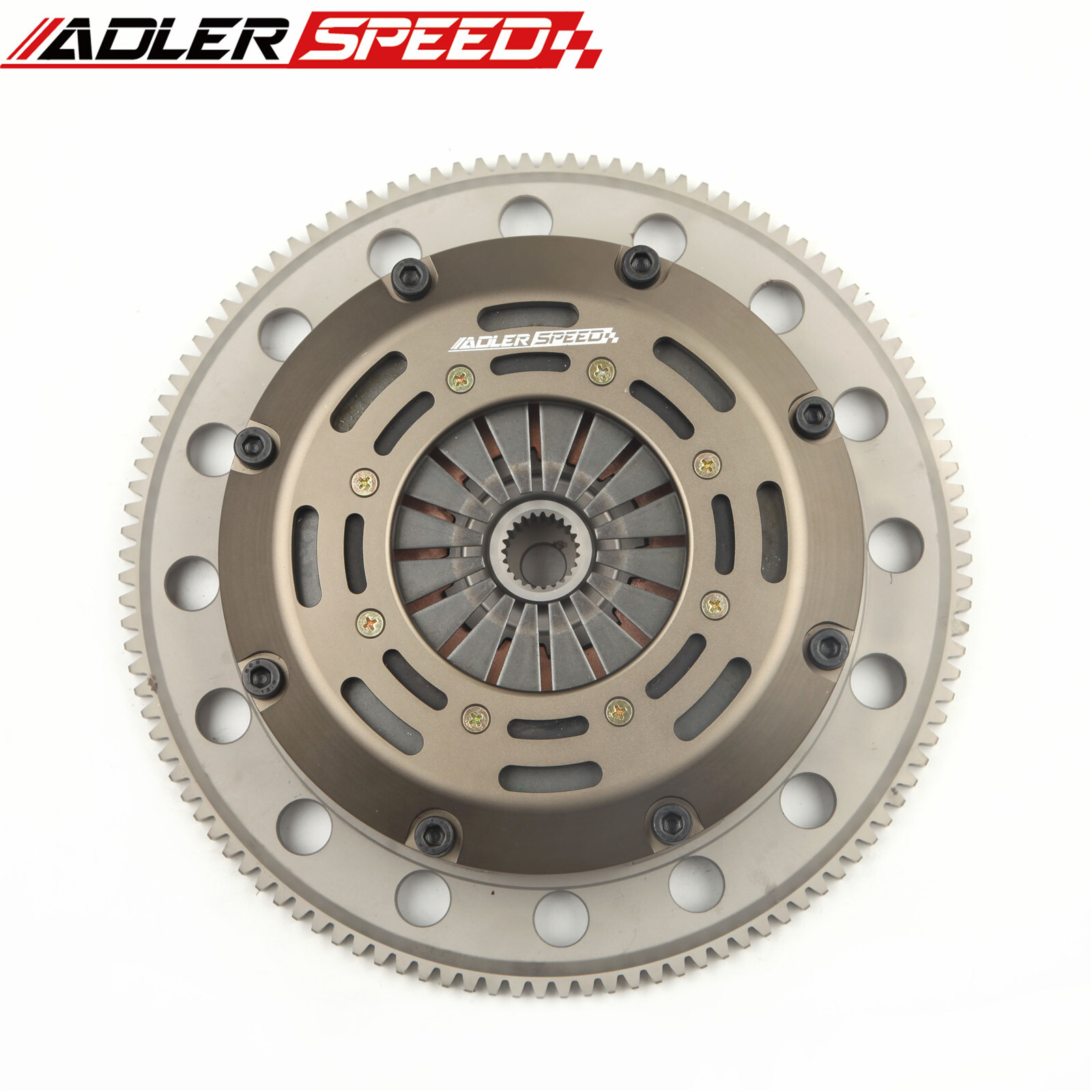 ADLERSPEED Race Triple Disc Clutch For Mitsubishi Lancer Evo 4 5 6 7 8 9 Medium