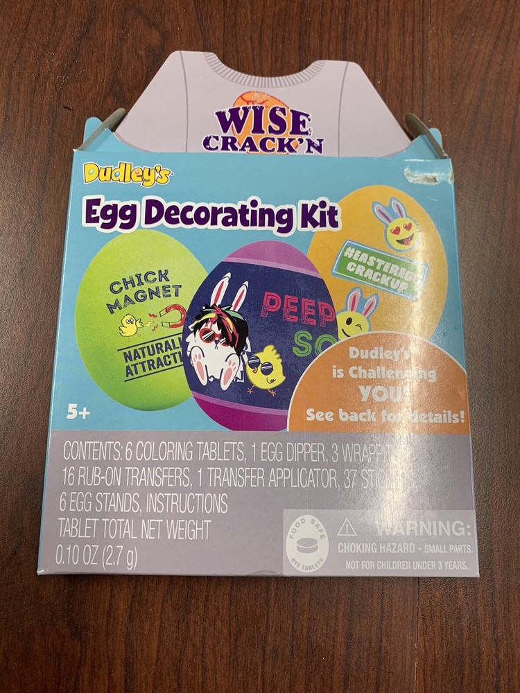 Dudley’s Wise Crack’n Easter Egg Decorating Kit Ages 5+