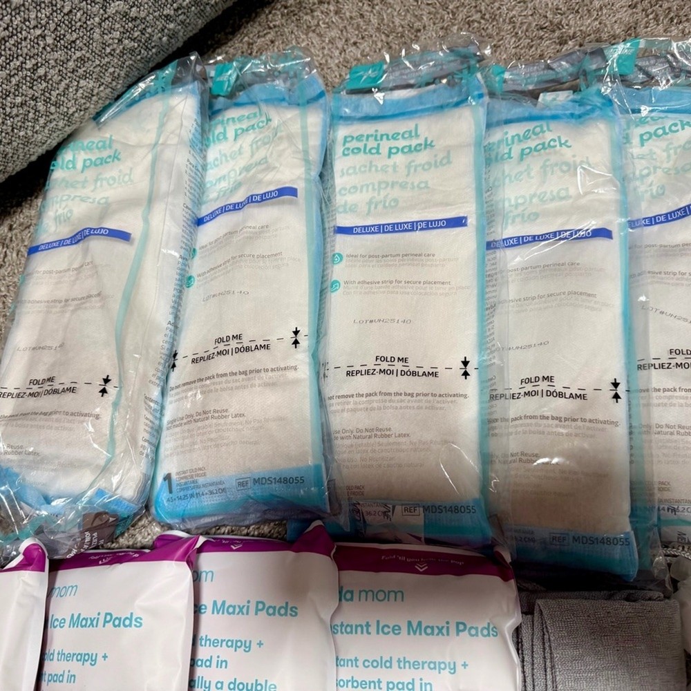 Postpartum Care Kit with Pads and Essentials