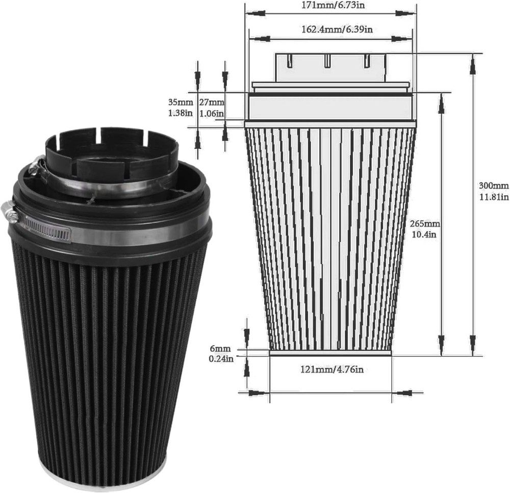 Cold Air Intake Kit with Heat Shield Silverado