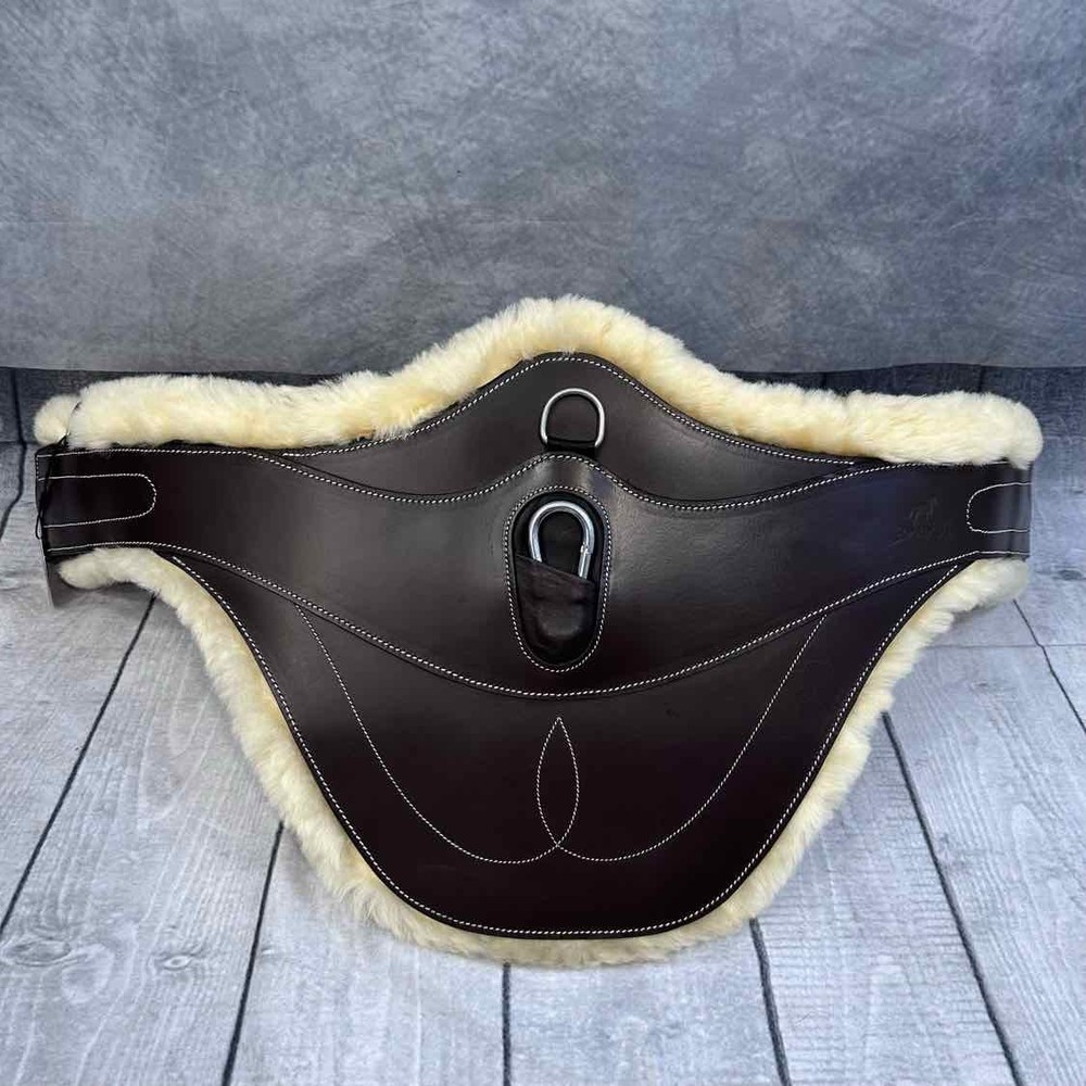 NEW Leopold Cole 44" Brown Fleece Stud Girth