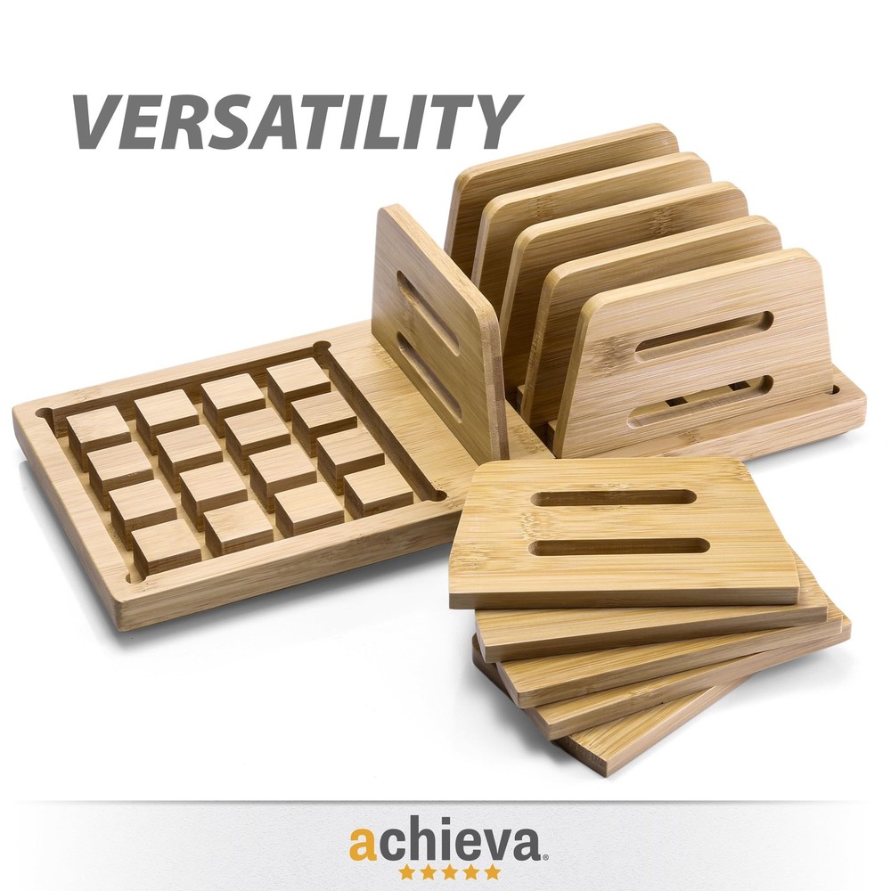 Achieva Bamboo Small Adjustable File Sorter (71003)