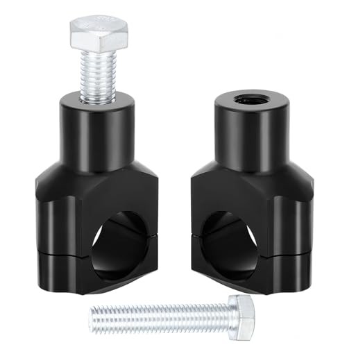 Motorcycle Handlebar Risers 1 Inch, Aluminum Alloy Motorcycle Risers, Black