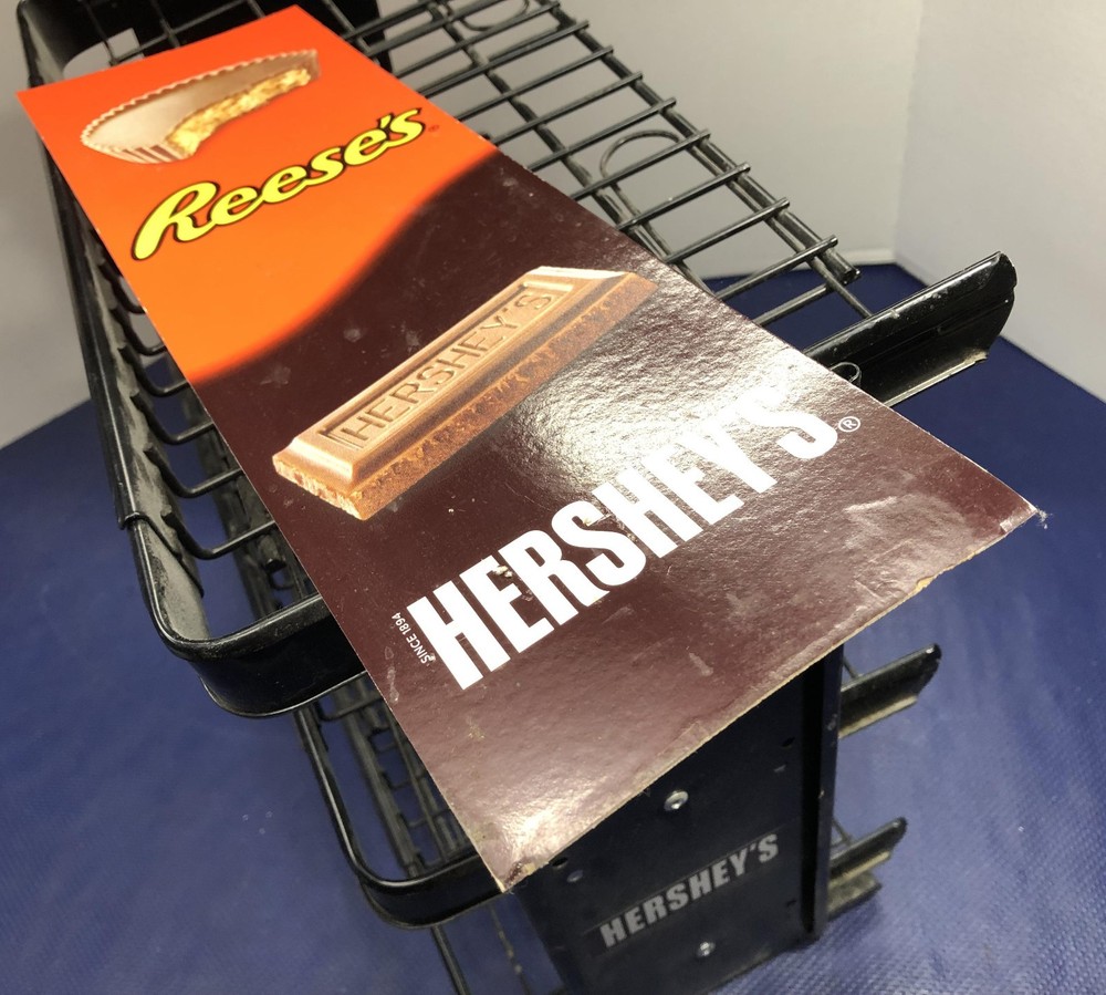Hershey's Reese's Adjustable Counter Display Rack Shelf candy retail store