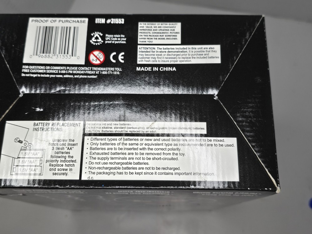 Trendmasters • Forbidden Planet • Robby The Robot • Wired Remote • Untested