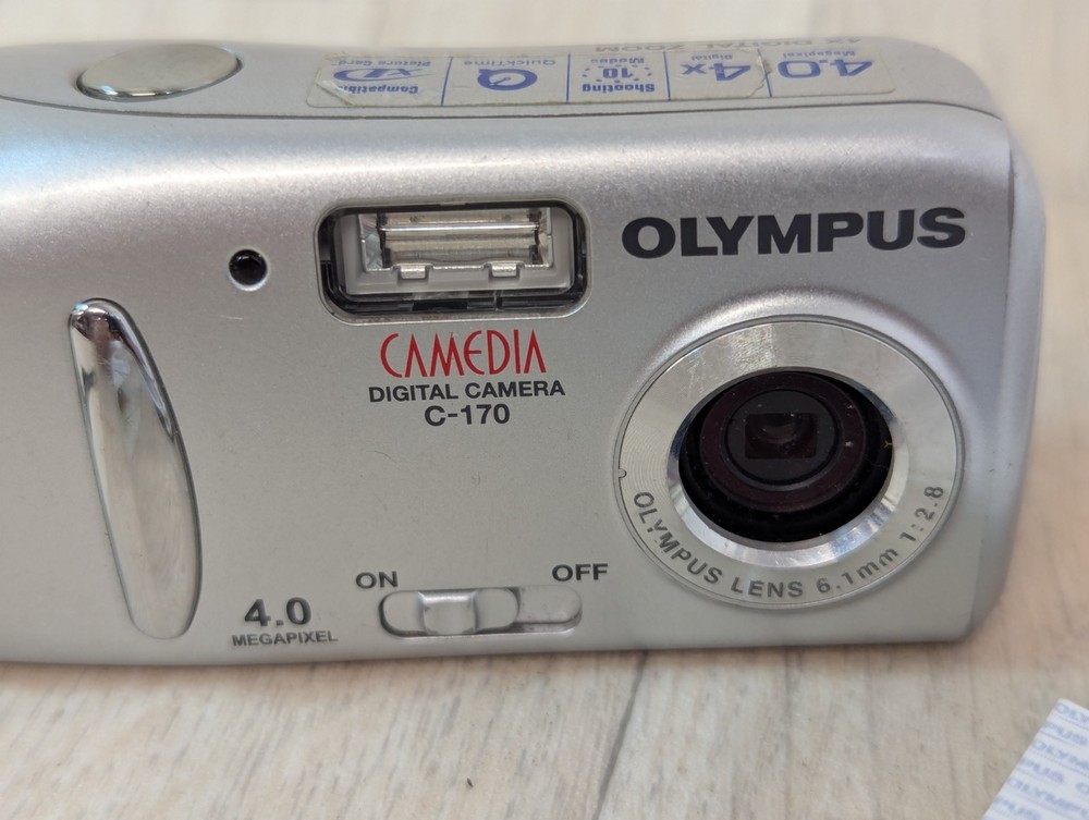 Olympus Camedia C-170 4mp Digital Camera Tested Working