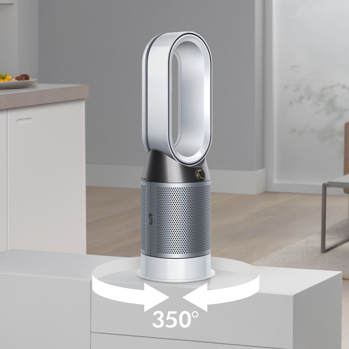 Dyson Pure Hot+Cool™ Purifying Heating Fan HP04 | Nickel/Silver | Refurbished