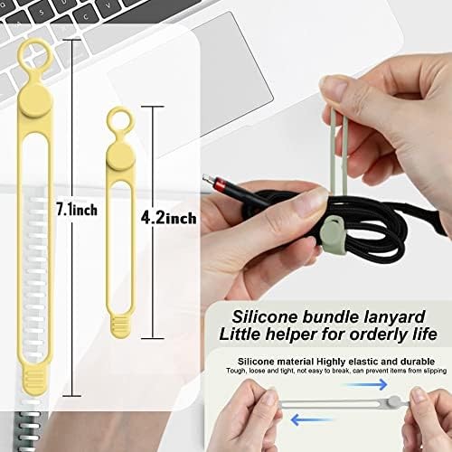 Reusable Silicone Cable Ties Organizer