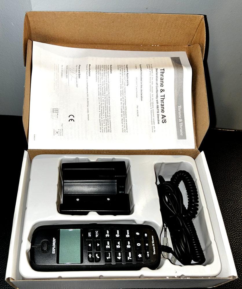 Cobham - Thrane & Thrane BGAN Explorer 2 Wire Handset (403625B)